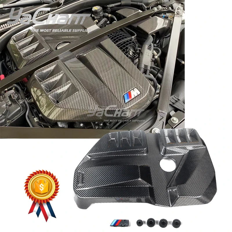 

Car-Styling Auto Accessories Dry Carbon Fiber DCF OE Engine Cover Fit For 2021-2023 G80 M3 G82 M4