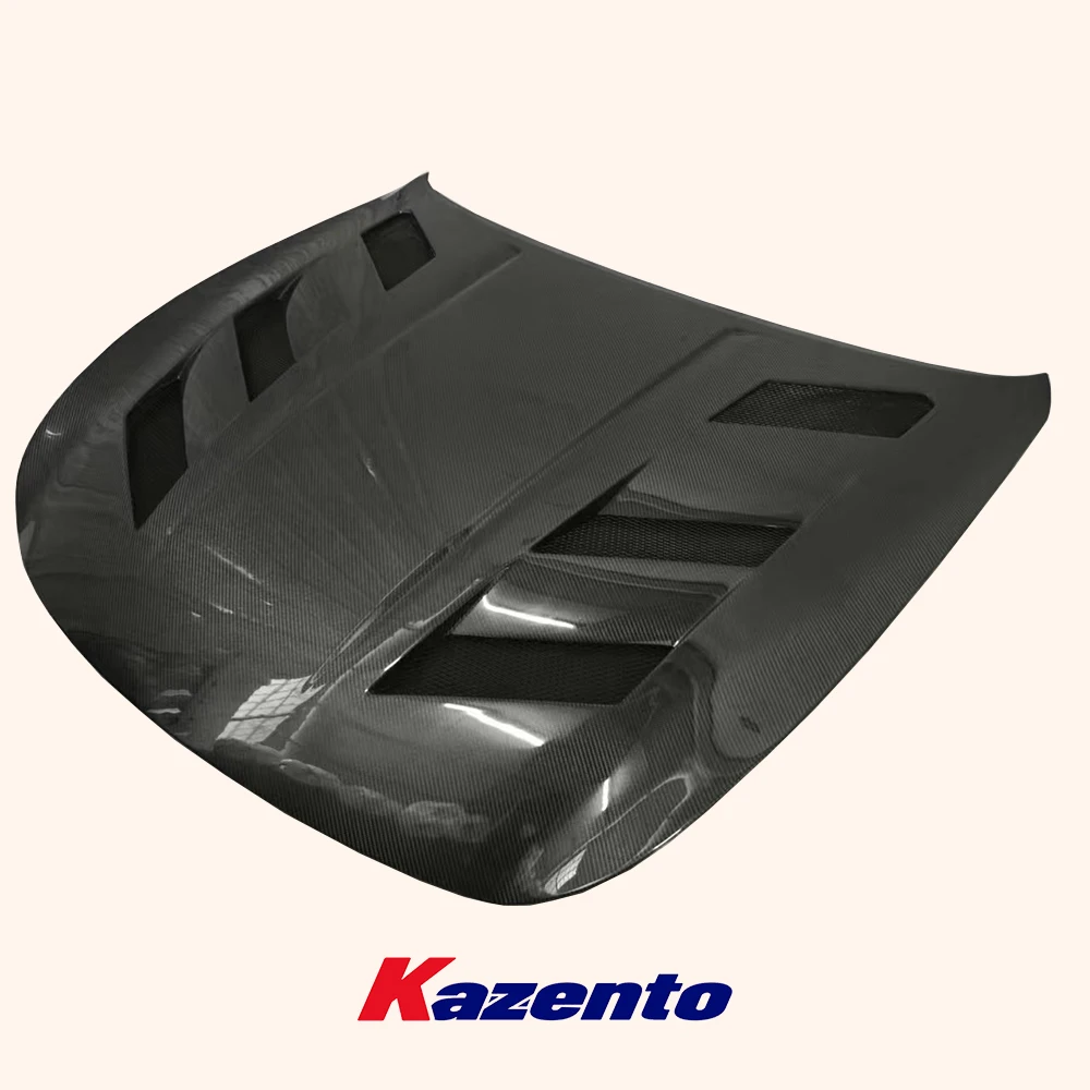 For Infiniti G37 2 Door (Coupe Only) KZ Style Carbon Fiber Front Hood Bonnet