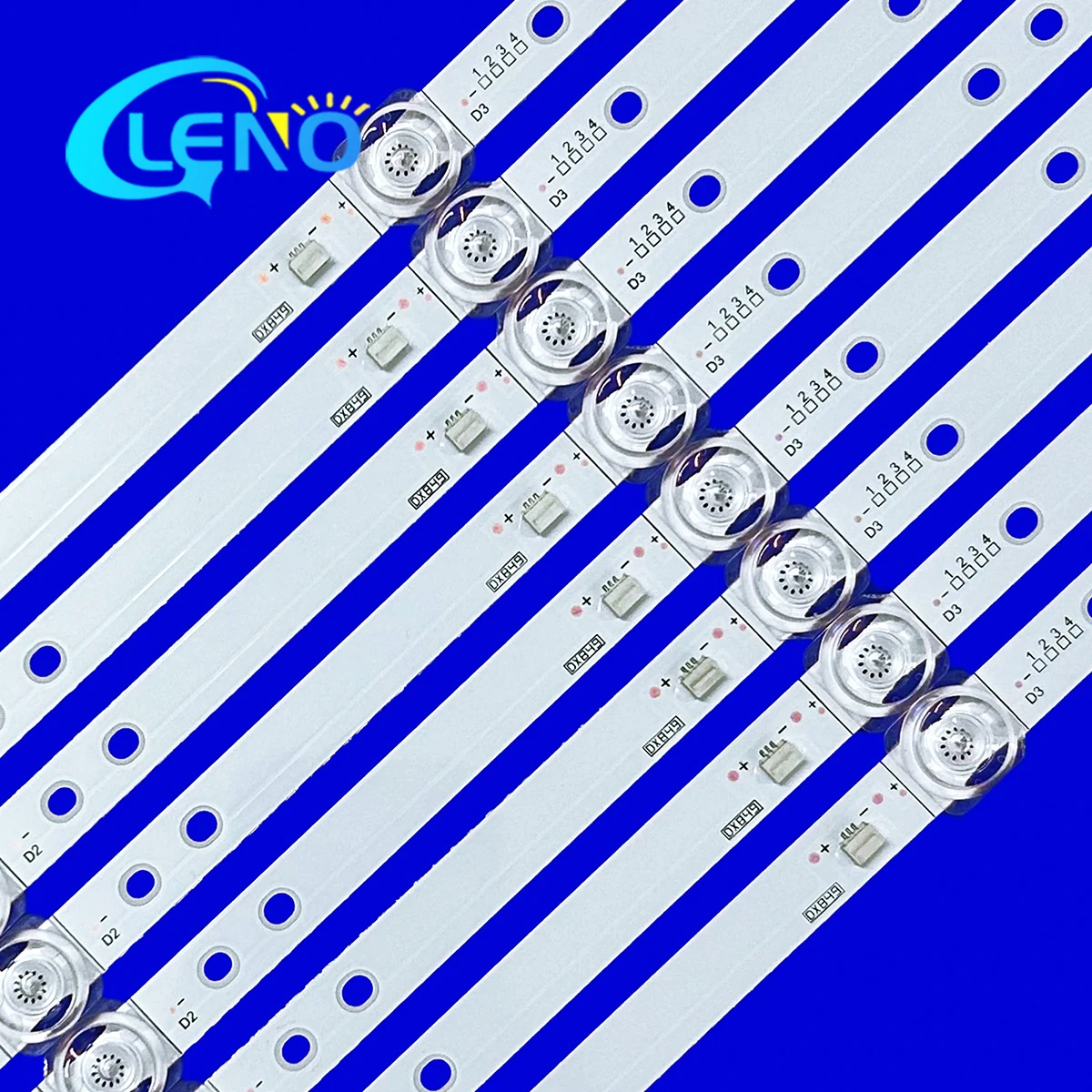 8PCS New LED TV Illumination Bars HY-A500F3 32248200305 Backlight Strips HY-A500F2 3224819C28 Array Bands 44.0049C8.48001 Tapes