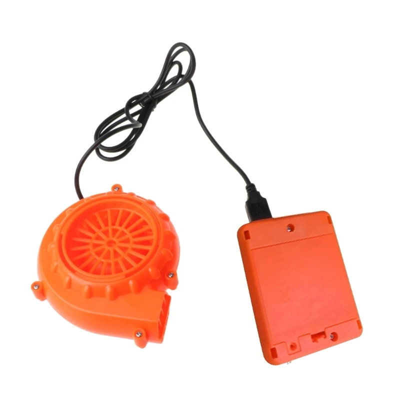 Mini Fan Blower Battery Pack for Mascot for Head Inflatable Costume Clothing Gri