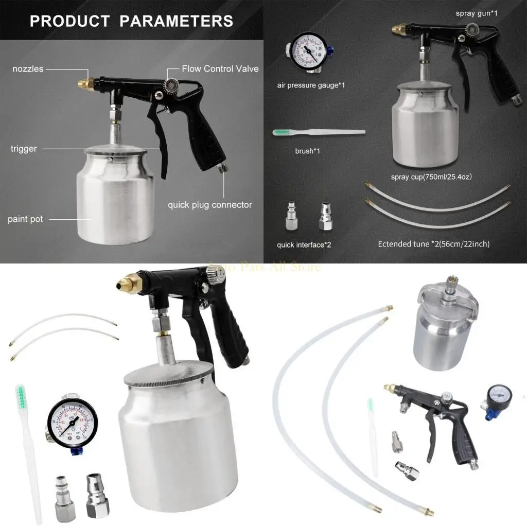 

J0MA Adjustable High Pressure Undercoating Sprayer Guns for Efficient Coverage