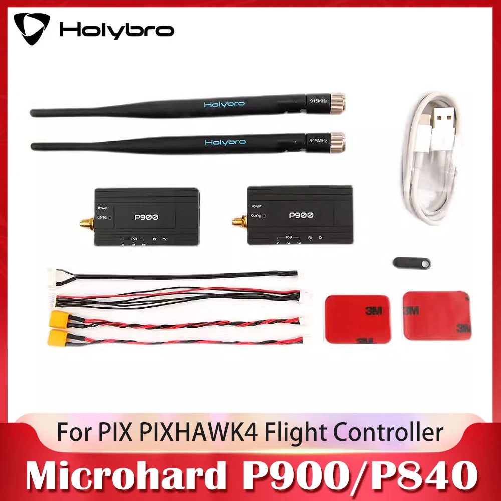 Holybro Microhard P900 / P840 Radio Telemetry Digital Wireless Module for PIXHAWK APM PX4 RC Drone Aircraft