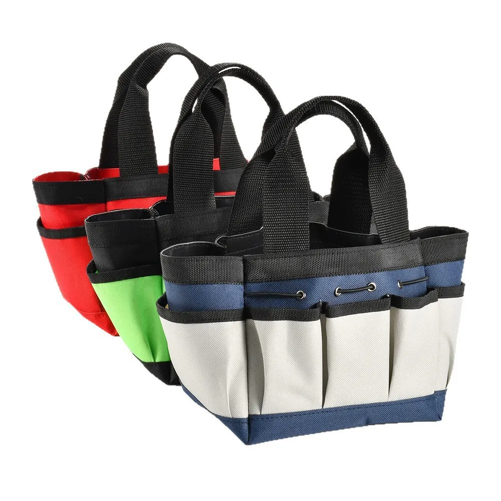 Large-capacity Garden Tool Bag with Multiple Pockets Portable Hand-held Flower Shovel Storage Bags Tools Carrying Packaging