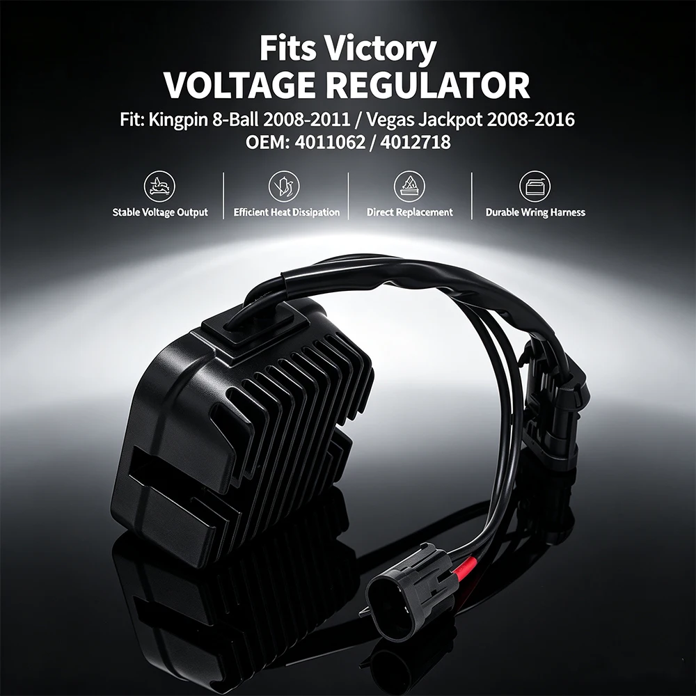 Rectifier Voltage Regulator For Victory Boardwalk Vegas Hammer Kingpin Jackpot 8-Ball SJudge Low Tour High Ball 4012718 4011062
