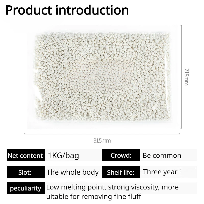 1KG Sealed Bag Coconut Milk Waxing Bean Sticky Strong Solid Paper FreeCoconut Milk Waxing Wax Durable Healthy Non-toxic Harmless