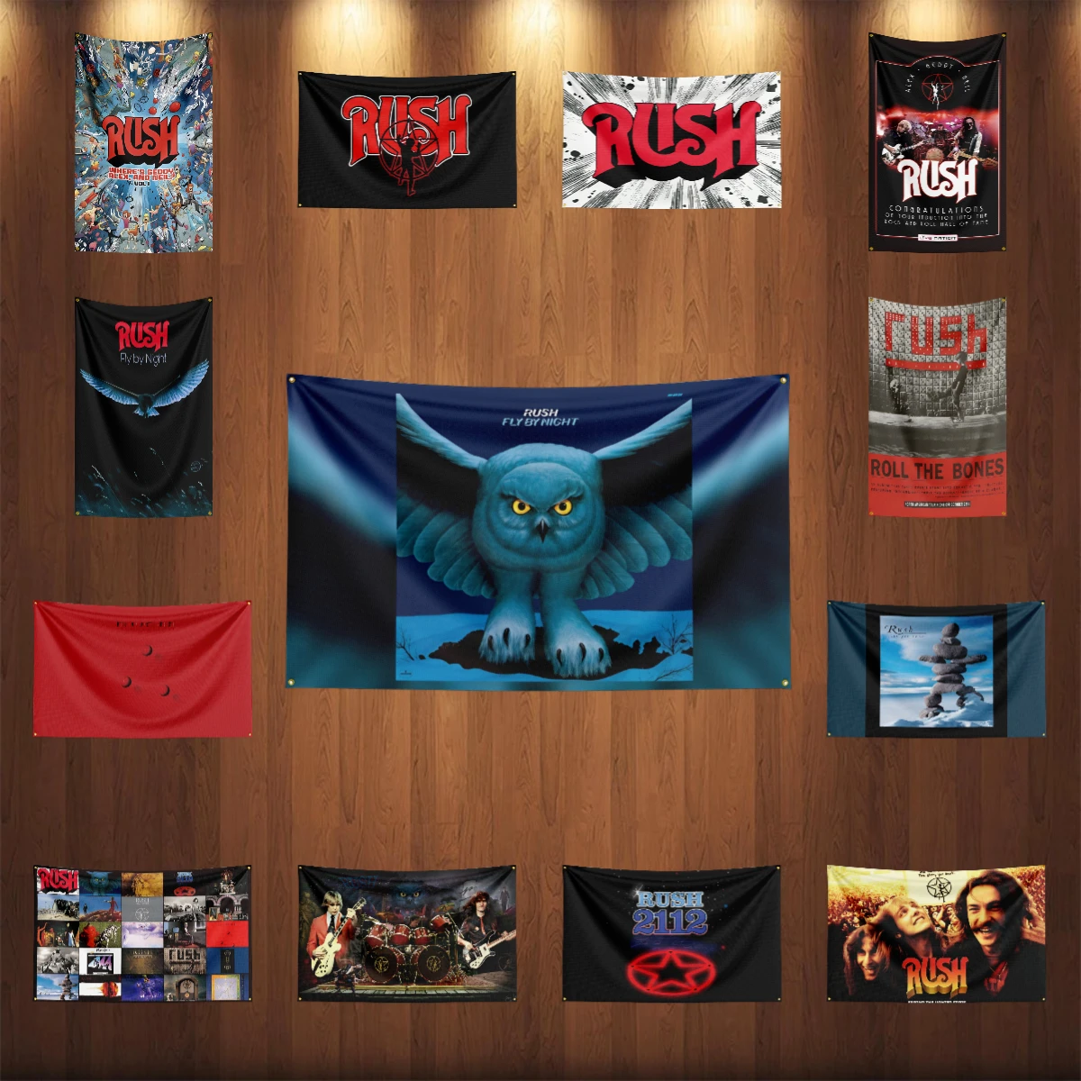 3x5 Ft Heavy Rock Band R-Rushs Flag Polyester Digital Printing Banner for Bedroom Wall Art Out Door Tapestry Decora