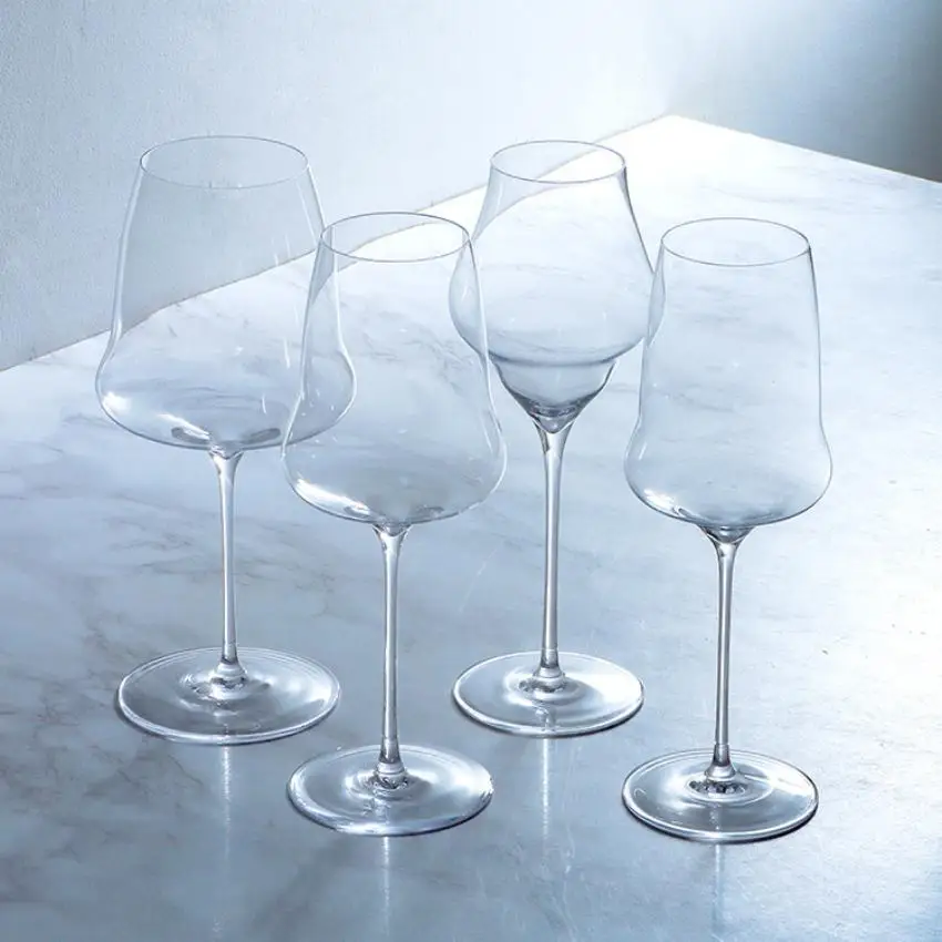 Transparent Thin Cloud Red Wine Glasses Goblets Light Luxury Crystal Burgundy Wine Champagne Thin Stems