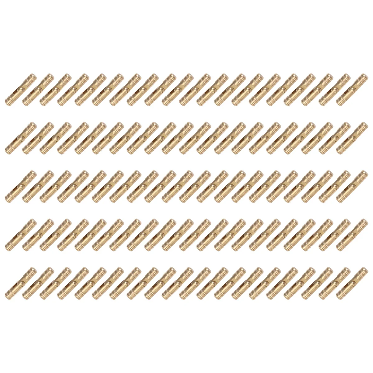 Quality! 100Pcs Brass Concealed Barrel Hinges Jewelry Wood Boxes Cabinet Invisible Furniture Hinge 4X20mm