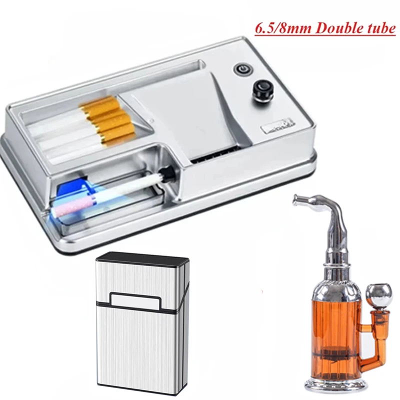 Electric Cigarette Rolling Machine with Storage Tray Infrared LED Intelligent Sensing for Regular Size Tubes Cigarette Supplies