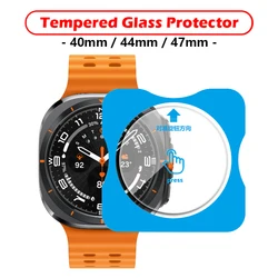 Schutz aus gehärtetem Glas für Samsung Galaxy Watch 7 40mm 44mm Ultra 47mm kratz feste Displays chutz folie