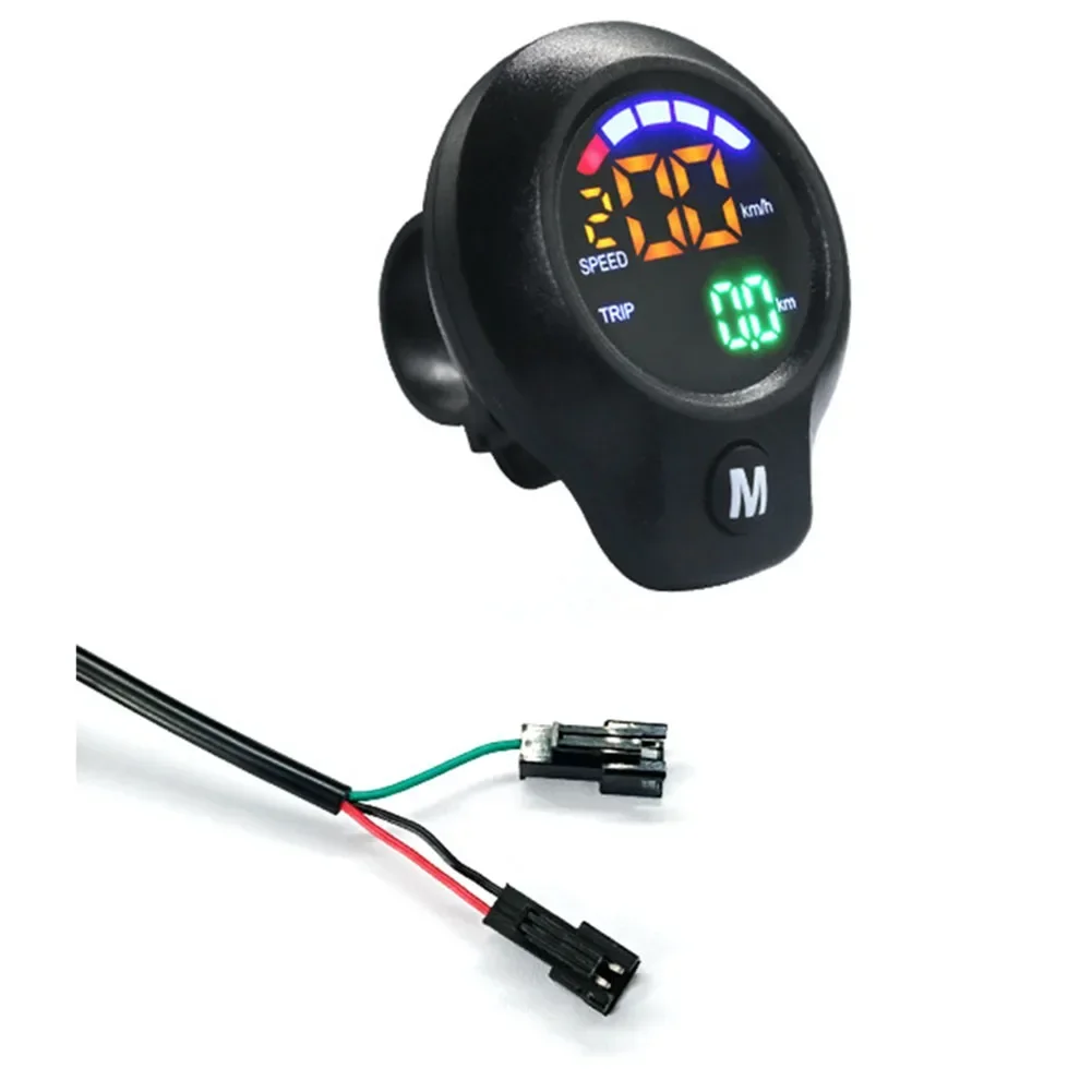 Ebike Throttle Bicycle Digital Display Good Compatibility Speed Measurement Cycling 3pin Plug For Balanced Bike