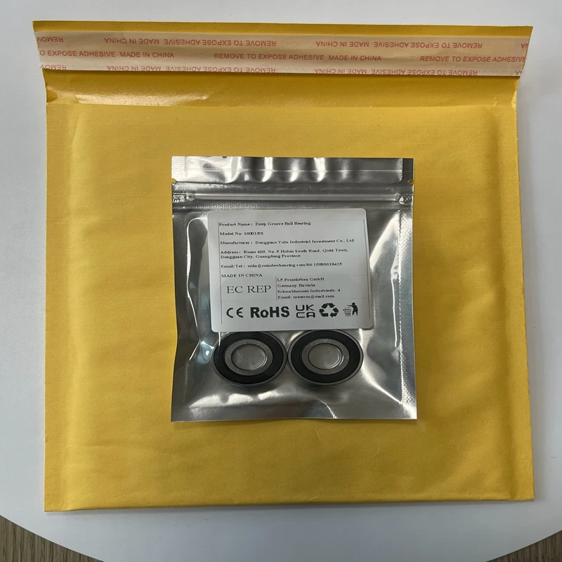 

2PCS 16001RS Bearing 12x28x7 mm ABEC-7 16001 2RS Rubber Sealing