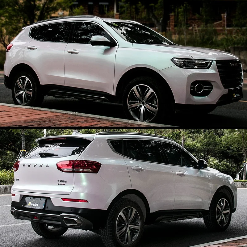 2025 1.52*1.8M Carbins Aurora White Gloss Car Wrap Vinyl Wrap Stickers Roll Film Car Body Film for Car Vehicle Wrap