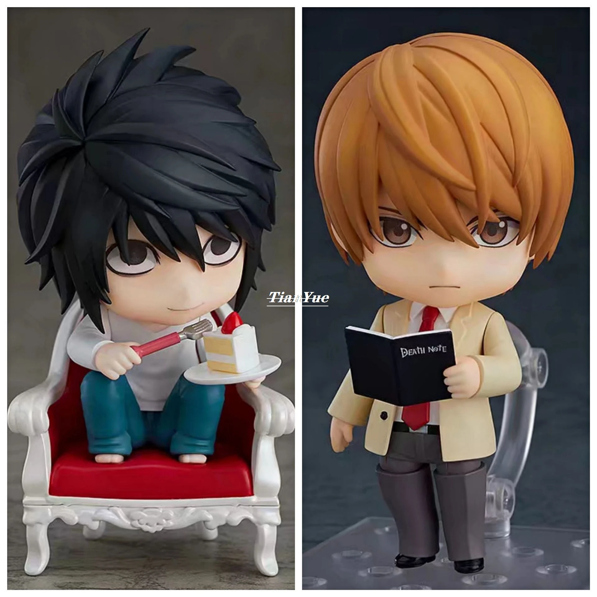 Anime Death Note L 2,0 figura de acción de PVC 1200 Yagami Light 1160 figura articulada muñeca de juguete decoración 10cm