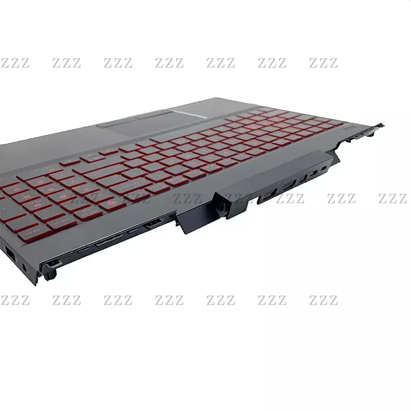 ZZ New For HP Omen 15-DC 15-DC0005TX TPN-Q211 Palmrest with Red Backlit Keyboard