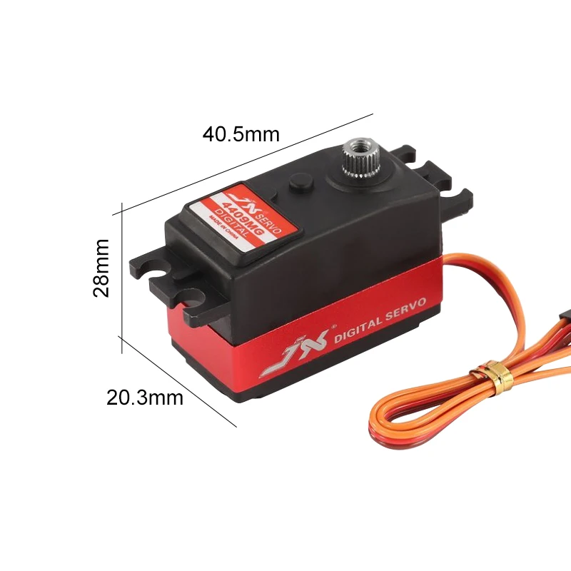 Serwo/PDI-4409MG 10KG JX prędkość/metalowe zęby/płaskie sportowe samochód/samochód do driftu cyfrowy układ sterowania 3 wyścigi 3R SAKURA D4 CS