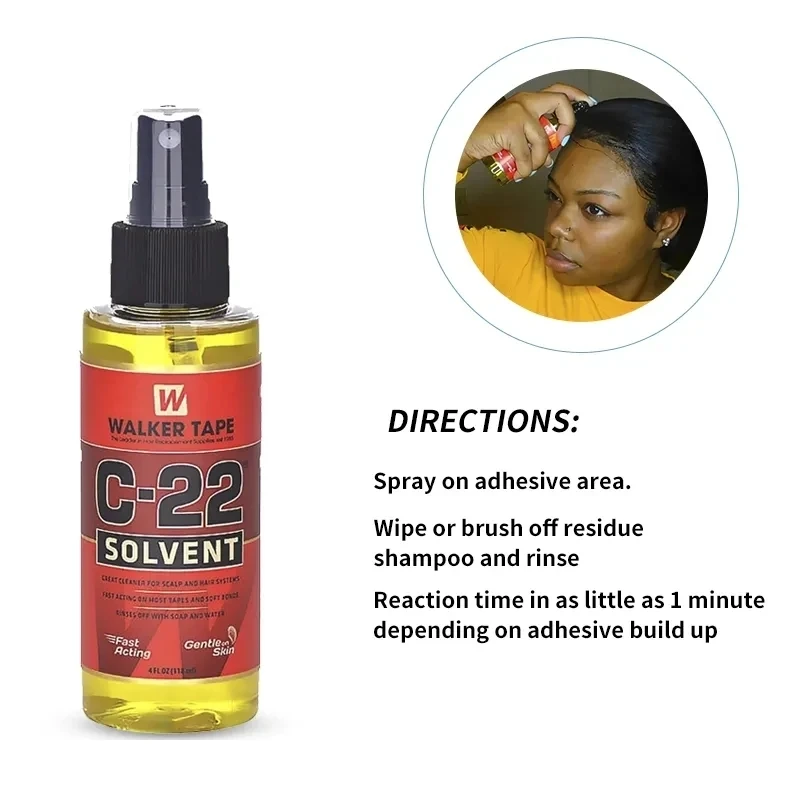 C-22 Solvent spray remover for Lace wigs Wig glue remover is safe and non-irritating glue remover