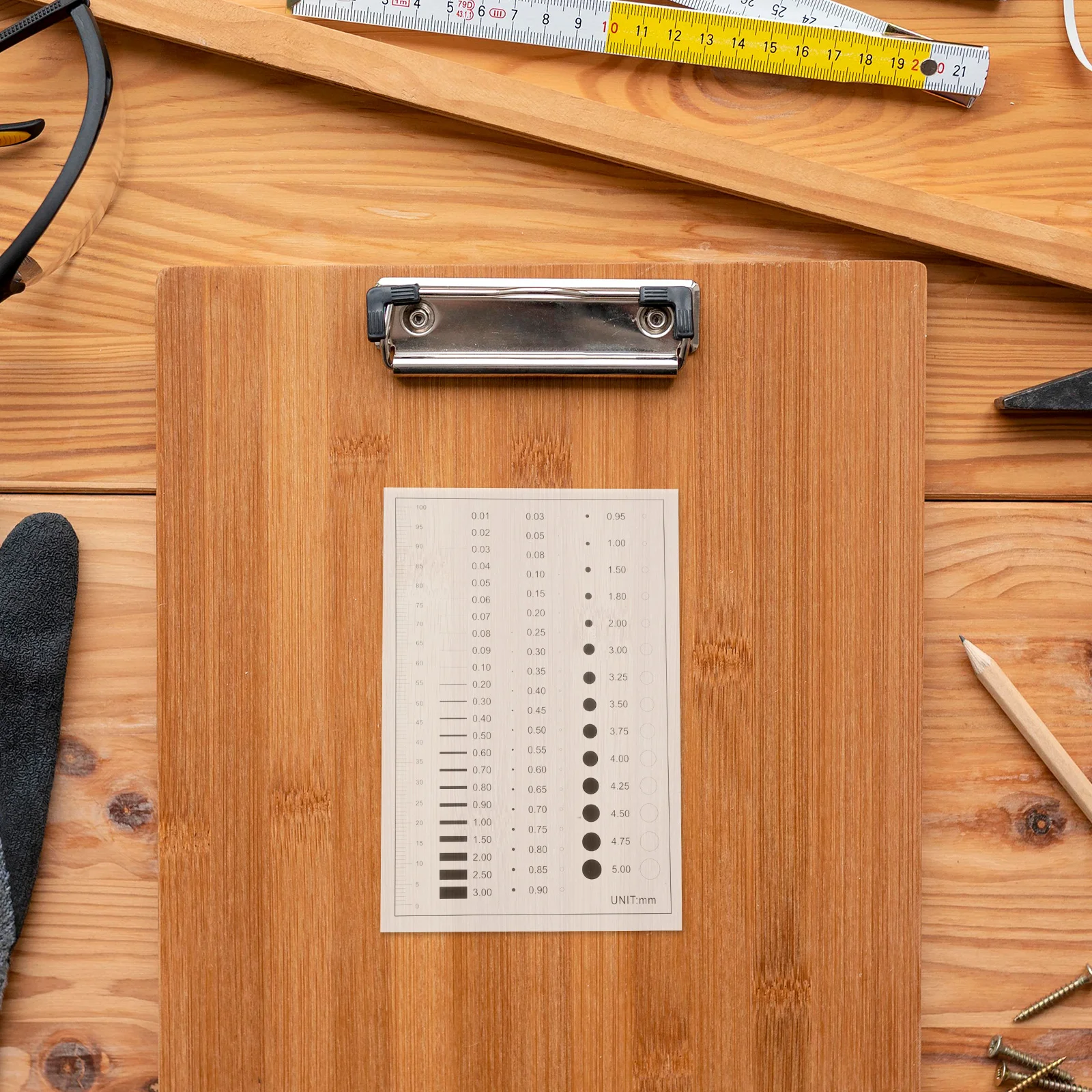 

Crack Measuring Ruler Flaw Detection Gauge for Scratches The Pet Chart Tool Estimation