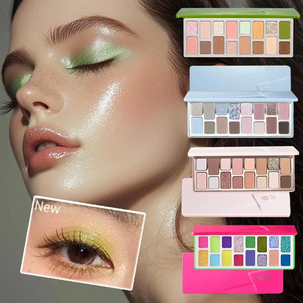 NUEVA Paleta de Sombras de Ojos Chéeryep de 16 Colores Neutros, Maquillaje en Tonos Tierra, Mate y Brillante, Vegano, No Testeado en Animales