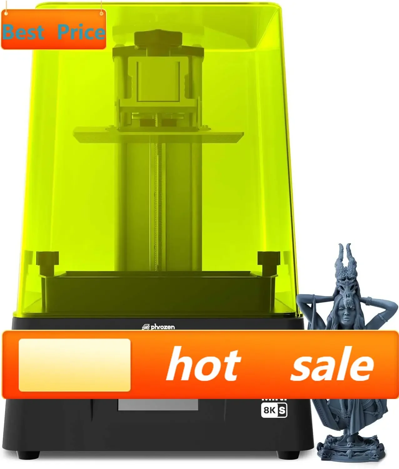 Bestseller Sonic Mini 8K S LCD Resin 3D Printer, 7.1