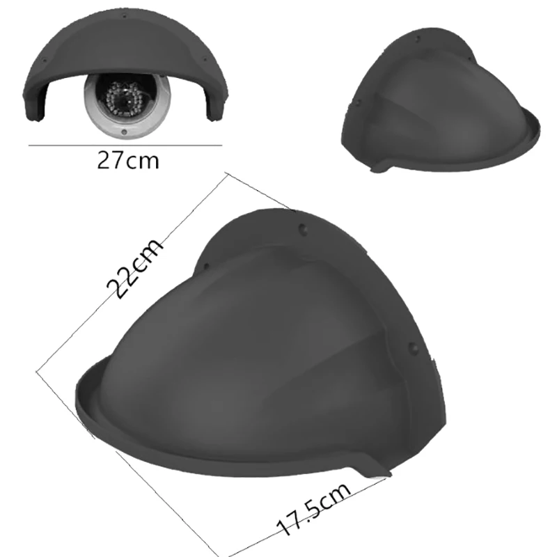 Security Camera Protection Case Protective Covers Shield Wall Waterproof Rainproof Cover CCTV Turret Dome Cameras Protection Box