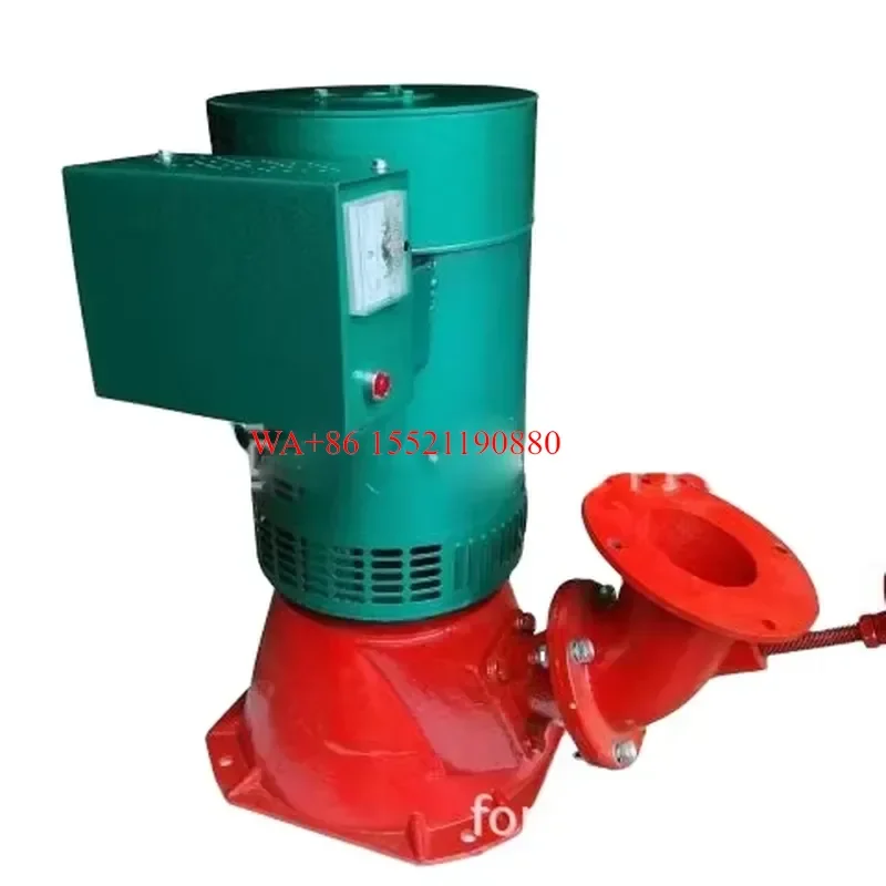 WMWMNU 3kw Excitation Oblique Impact Small Hydroelectric Generator Micro Flow Generator Water Turbine