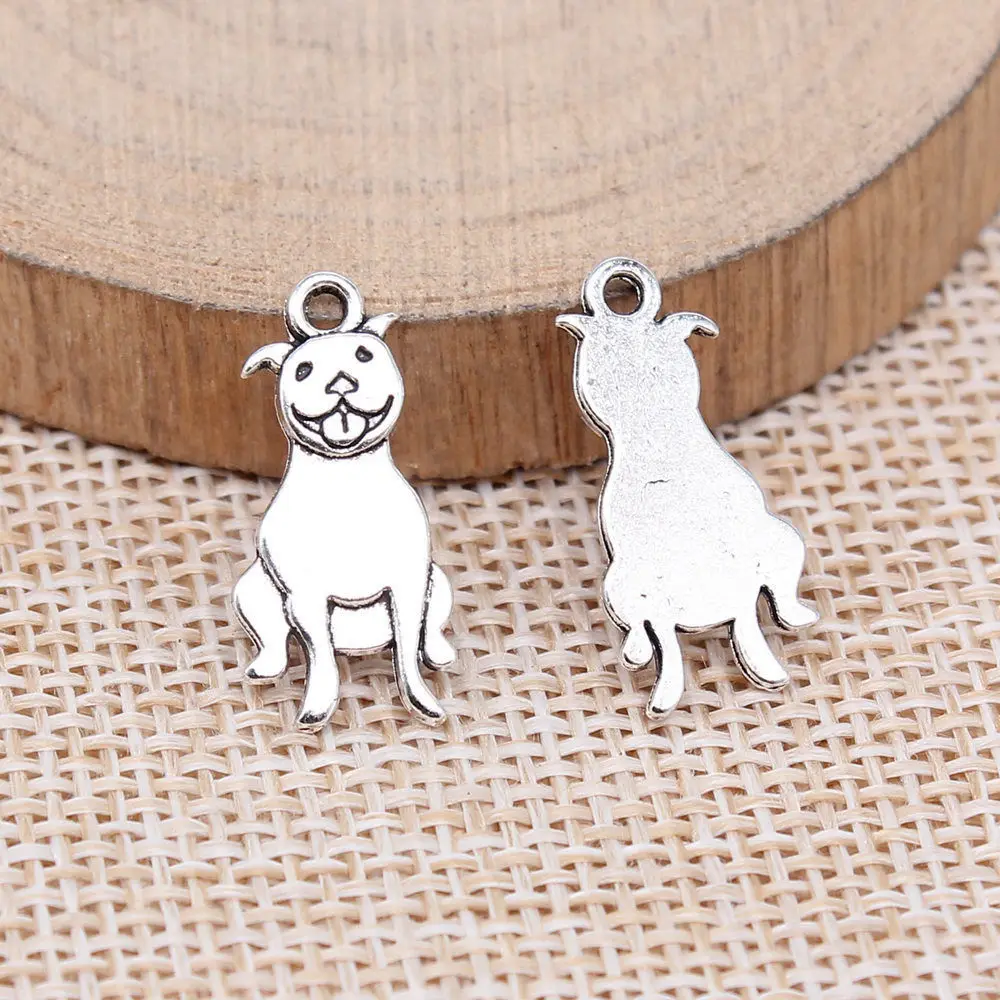 Accessories For Women Puppy Charms Vintage Jewelry 20x10mm 20pcs