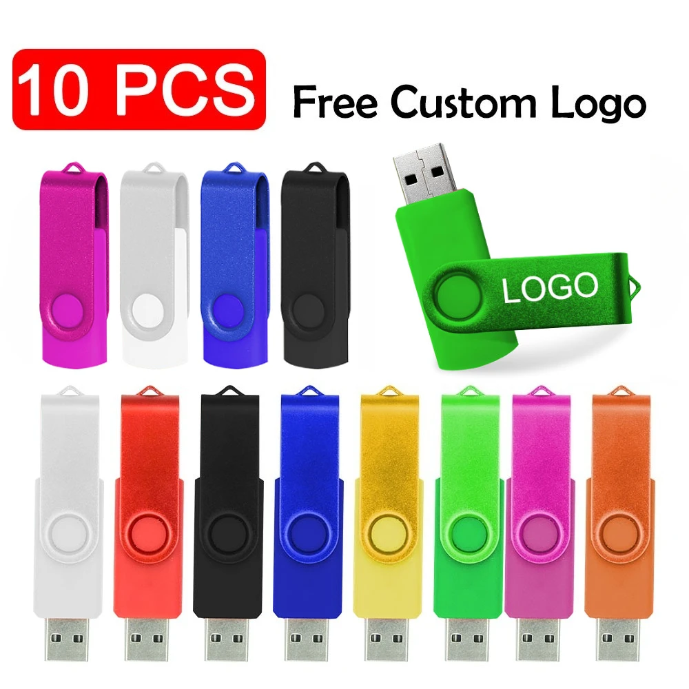 

10pcs Metal Pen Drives 2.0 High Speed 16GB USB Flash drives 32GB Flash Memory Stick 2GB 4GB 8GB 128 mb For Business gift