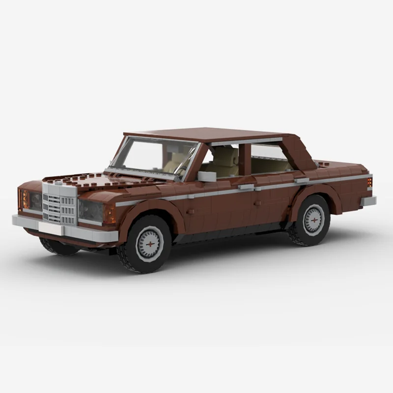 

1550PCSMOC Mercedis-Benzi W123 Sedan Retro Collection Series Car Model Adult Children Toy Christmas Gift