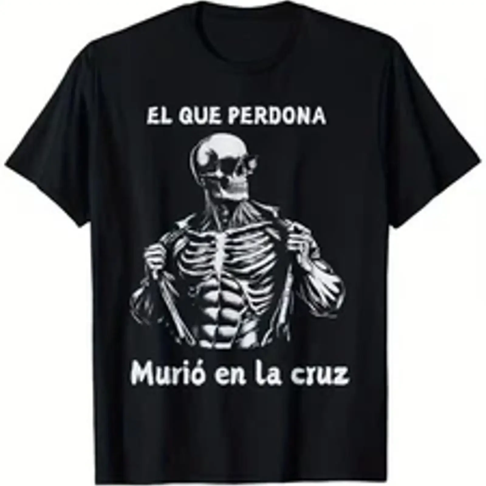 Calacas Chidas Gym Funny Sarcasm Slang Mexican Skull Sayings T Shirt fashionabl vintage Washed Comfortable Versatile Casual