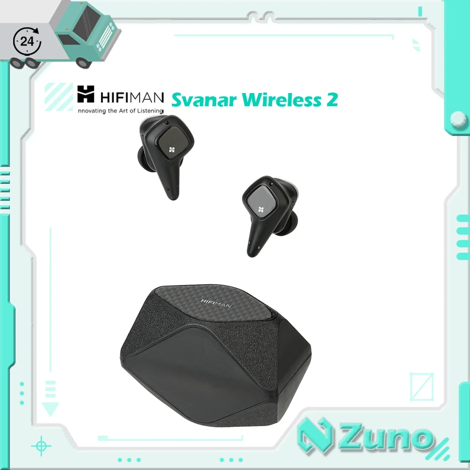 Zuno Choice】HIFIMAN Svanar Wireless 2 Bluetooth Earphones R2R DAC