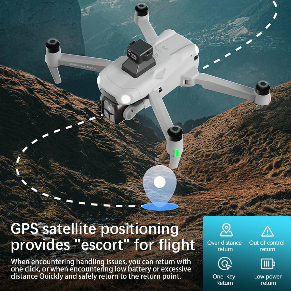طائرة بدون طيار Xiaomi A1R 3S GPS 8K احترافية FPV بدون فرش لتجنب العوائق بالليزر طائرة رباعية بصرية قابلة للطي طائرة رباعية صغيرة 4K درون