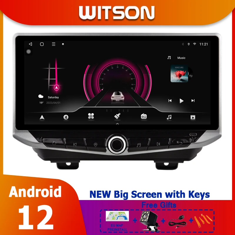 Car Radio FOR JEEP WRANGLER 4 JL 2018-2022 GPS Audio Navigation Multimedia Player 10.88 inch Screen button Phone Holder