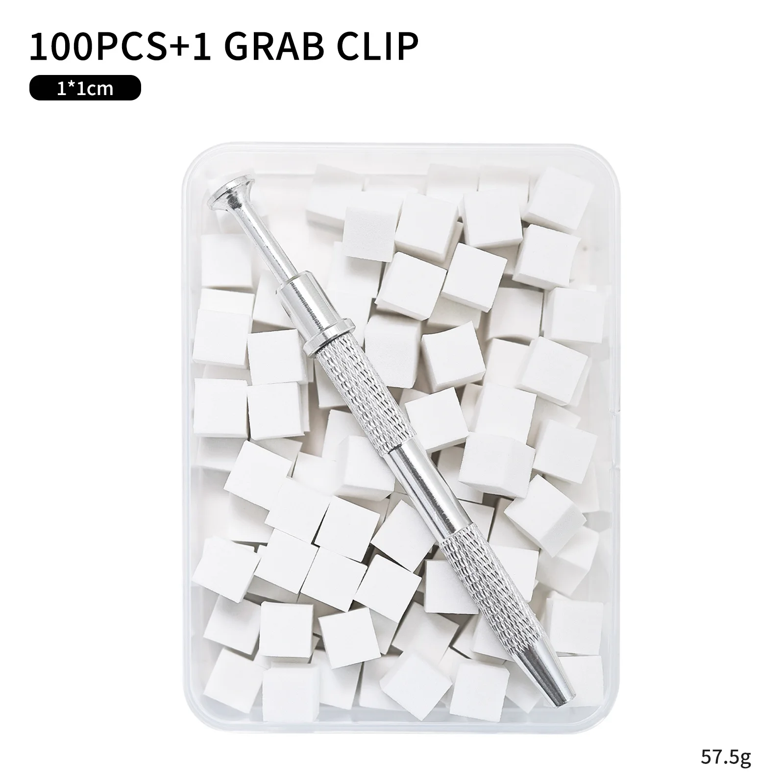 50Pcs Square Nail Art Sponge Set Gradient Nail Brushes Gel Polish Design Nail Sponge Grab Pen Manicure Supplies 229w