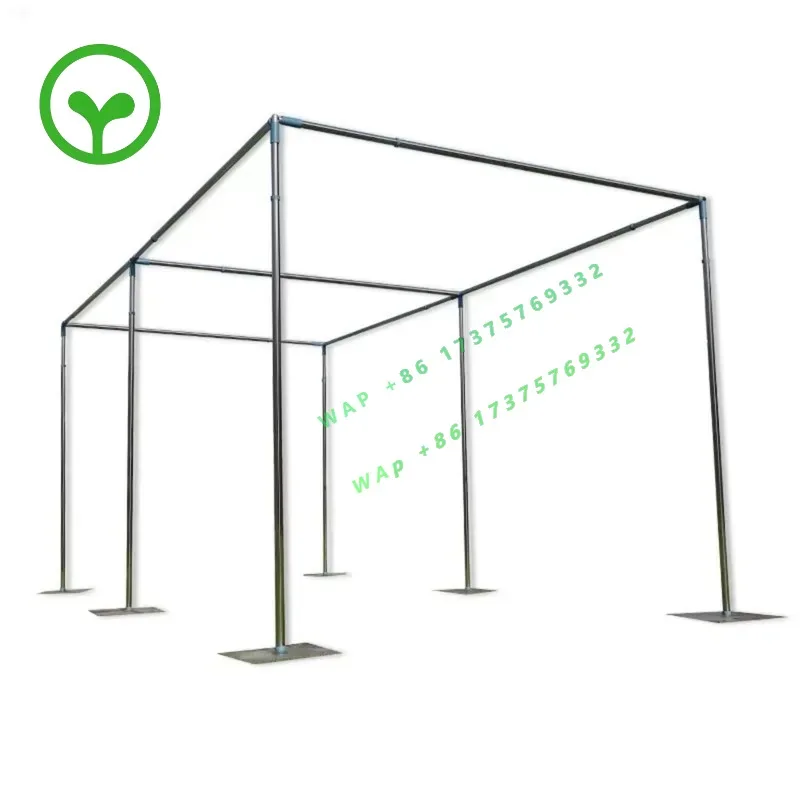 Adjustable Backdrop Stand Wedding Backdrop Party Stage Decor Pipe & Drape Simple Four Corner Square Pavilion Pipe Drape Kit