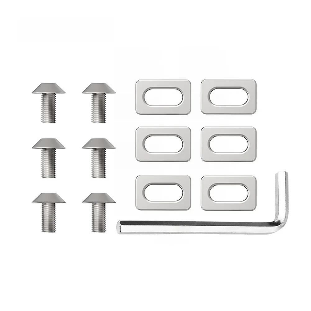 Stainless Steel M5 Cleat Fasteners For Road Bike Pedal Cleat Installation Including Look For KEO And For SPD B Kit Support