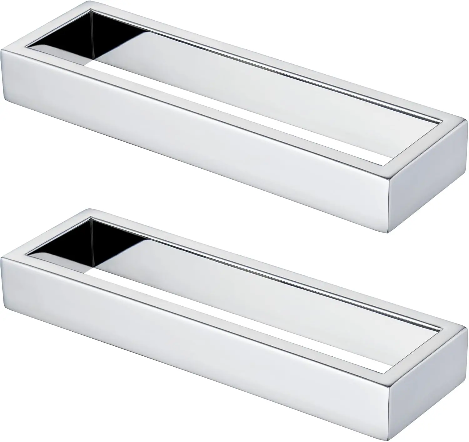 

Хромированное кольцо для полотенец, 9-дюймовая вешалка для полотенец из нержавеющей стали для кухни и ванной комнаты, настенная, 2 шт.