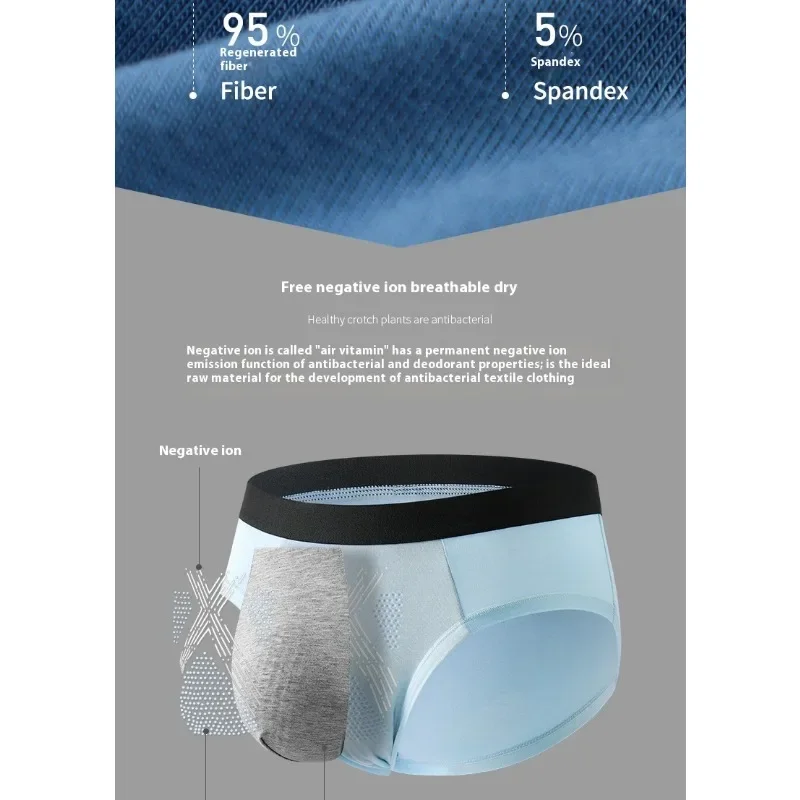 Celana Dalam Pria Cembung U Seksi Graphene Modal Pakaian Dalam Remaja Pinggang Tengah Ukuran Besar Mulus Nyaman Melar Anti Bau