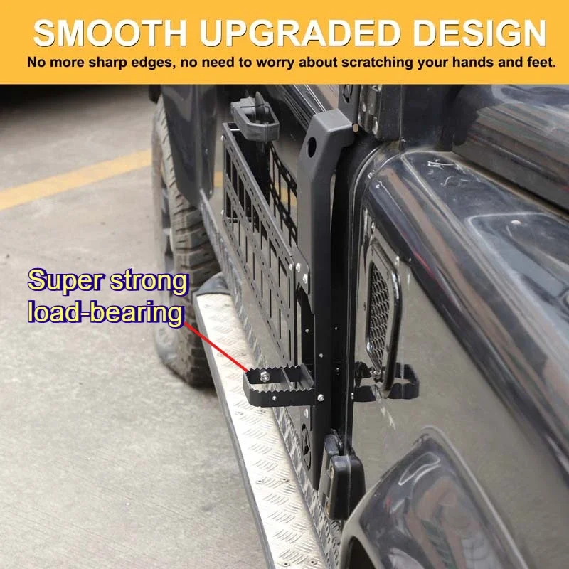 Fit For Land Rover Defender 90 110 130 Carbon Steel Car Door Expand the space Foot Rest Car Roof Rack Step Exterior Accessories