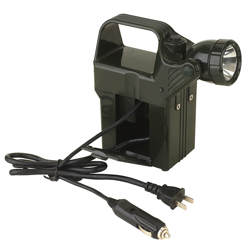 Luz de emergencia de alta intensidad, dos métodos de carga, linterna LED con 10 horas de duración de batería, iluminación de búsqueda de larga distancia