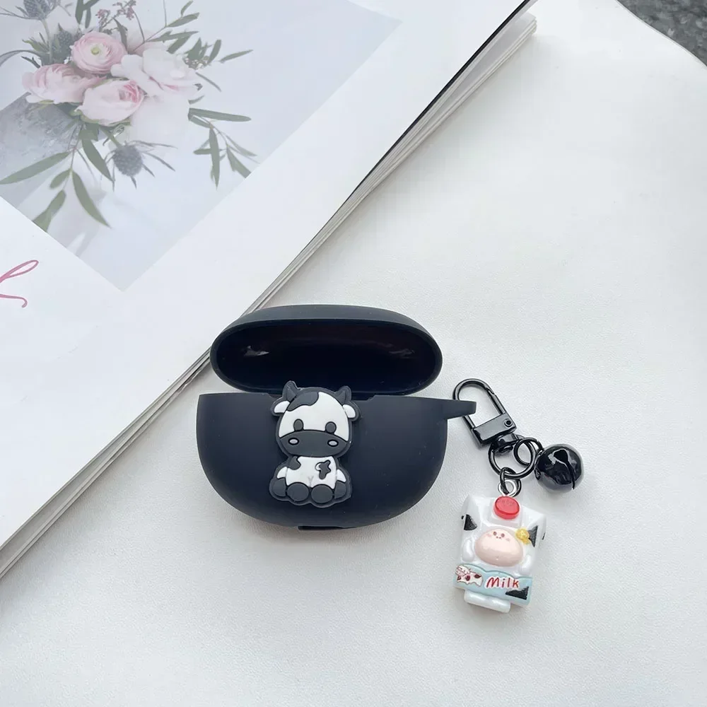 Cute Panda for SoundPEATS Air5 PRO / Air 4 pro Case Cartoon Silicone Earphone Cover for SoundPEATS Air4 case fundas