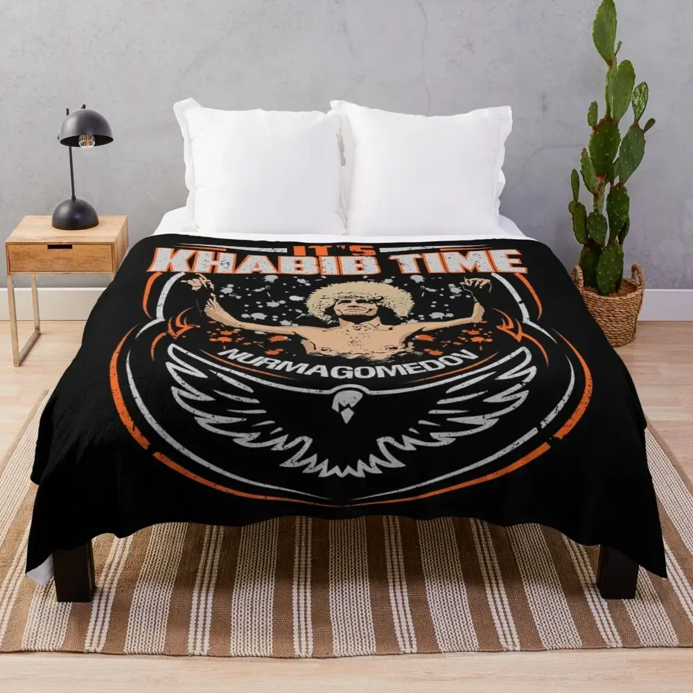 

Khabib Nurmagomedov Throw Blanket For Decorative Sofa bed plaid Blankets