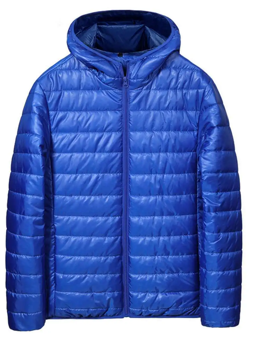 

Мужская легкая утепленная куртка-пуховик на осень-зиму с хлопковым наполнителем, на молнии, цветная