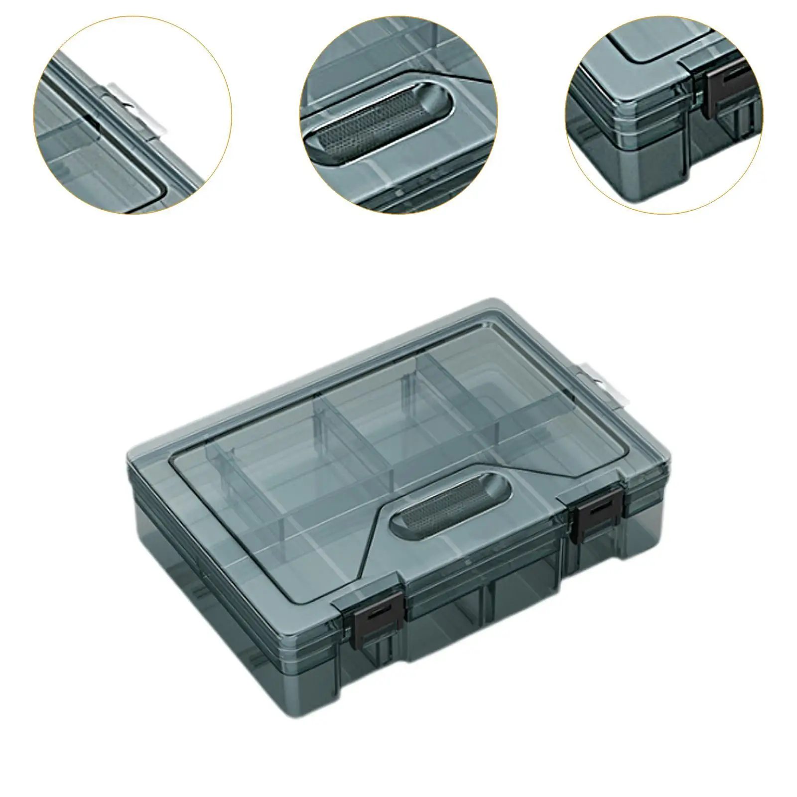 Compact Screw Storage Solution with Removable Lid for Small Hardware Items