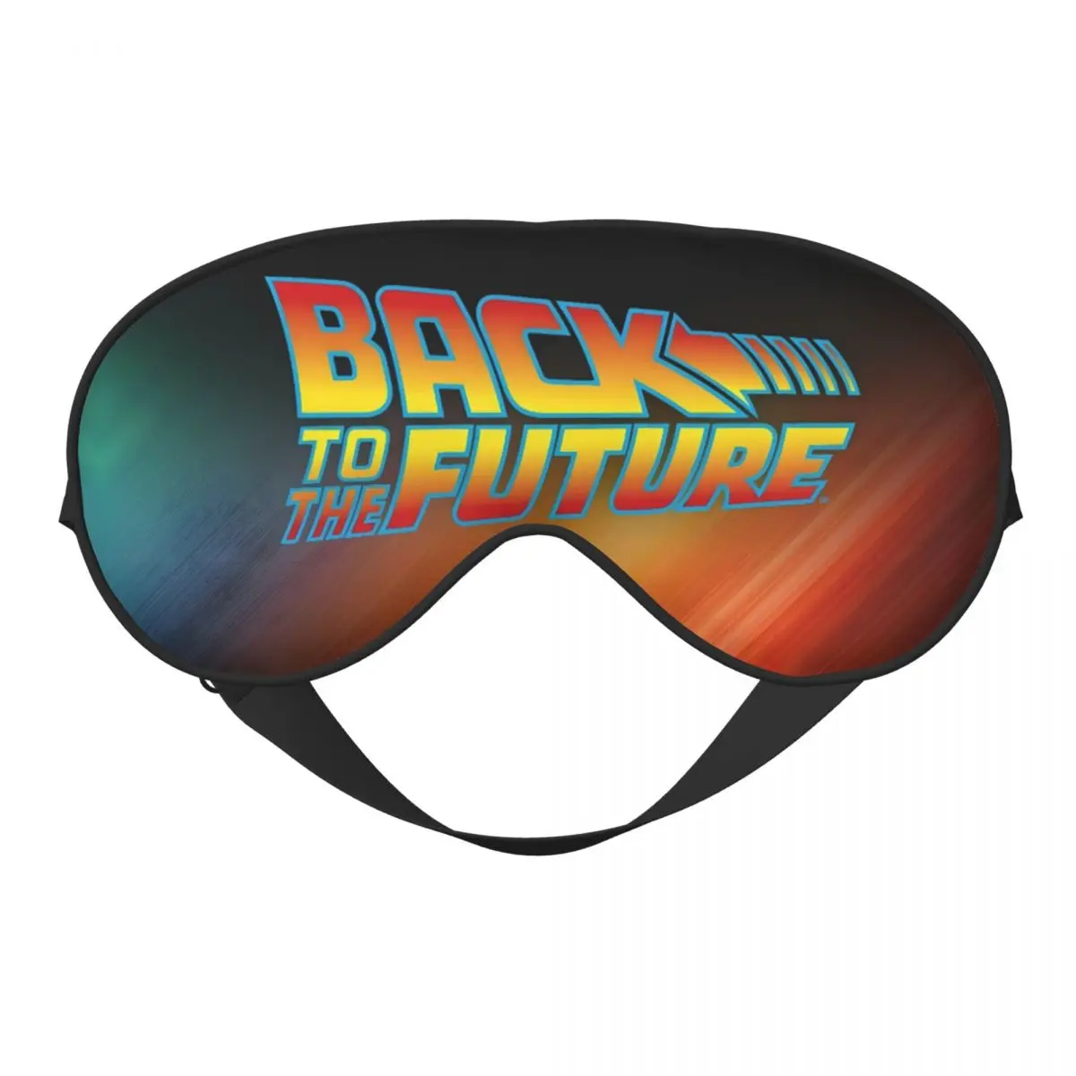 

Back To The Future Sleep Eye Masks Science Fiction Film Double Side Nap Health Eye Cover For Hotel Men Women Adjustable Eyepatch