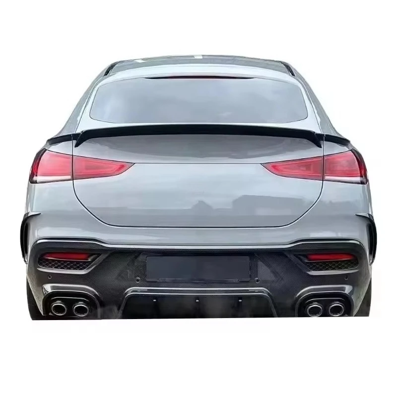 B نمط ألياف الكربون بوديكيت لمرسيدس بنز GLE كوبيه 63/53 2021 + جديد الجبهة شفة ممتصة للصدمات الخلفية التنانير الجانبية غطاء مرآة الجناح #3