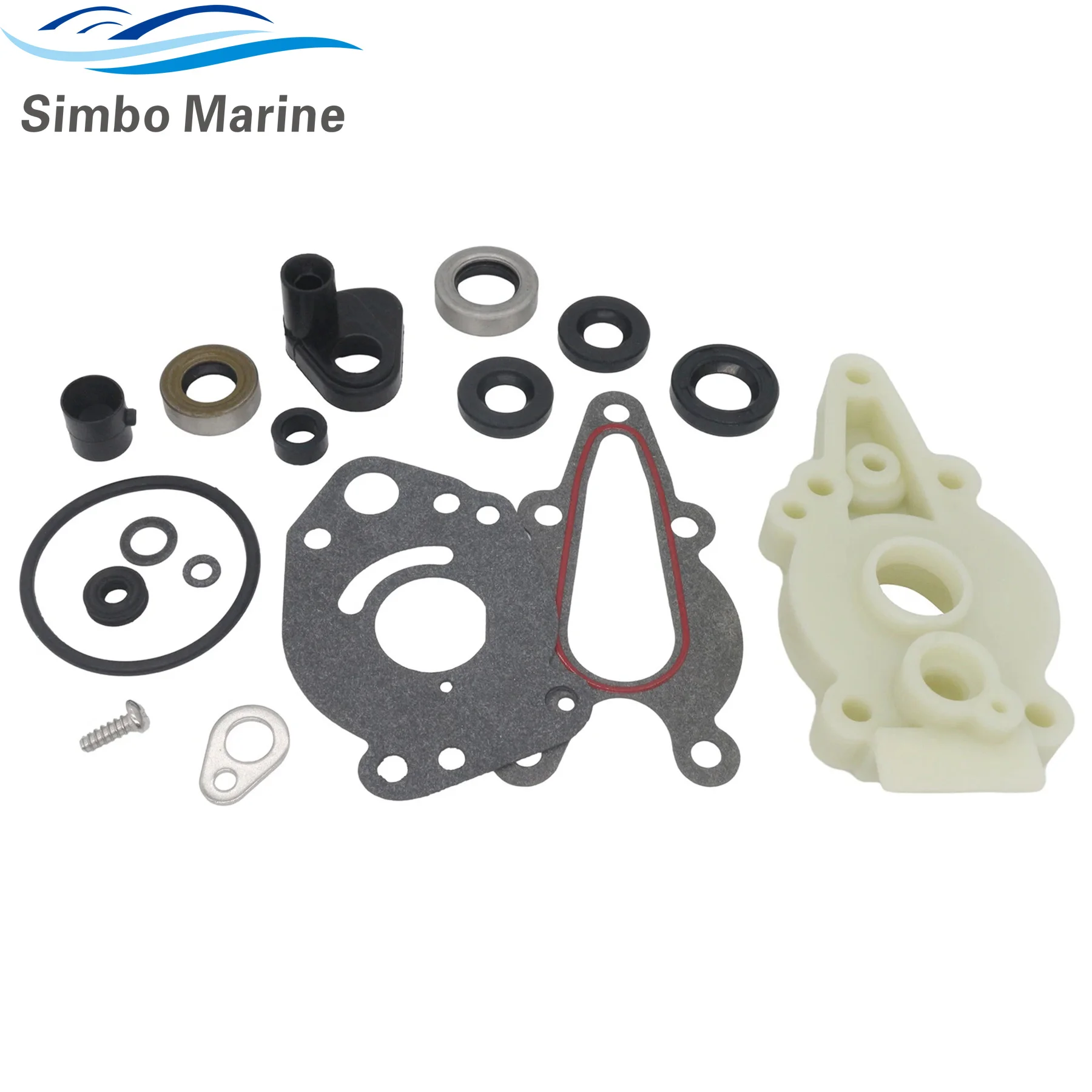 Outboard Lower Unit Seal Kit 41365A3 Fits for Mercury Mariner 2/4 Stroke 6 8 9.9 15 HP Engine Replaces 41365A2 41365A1 18-2697-1