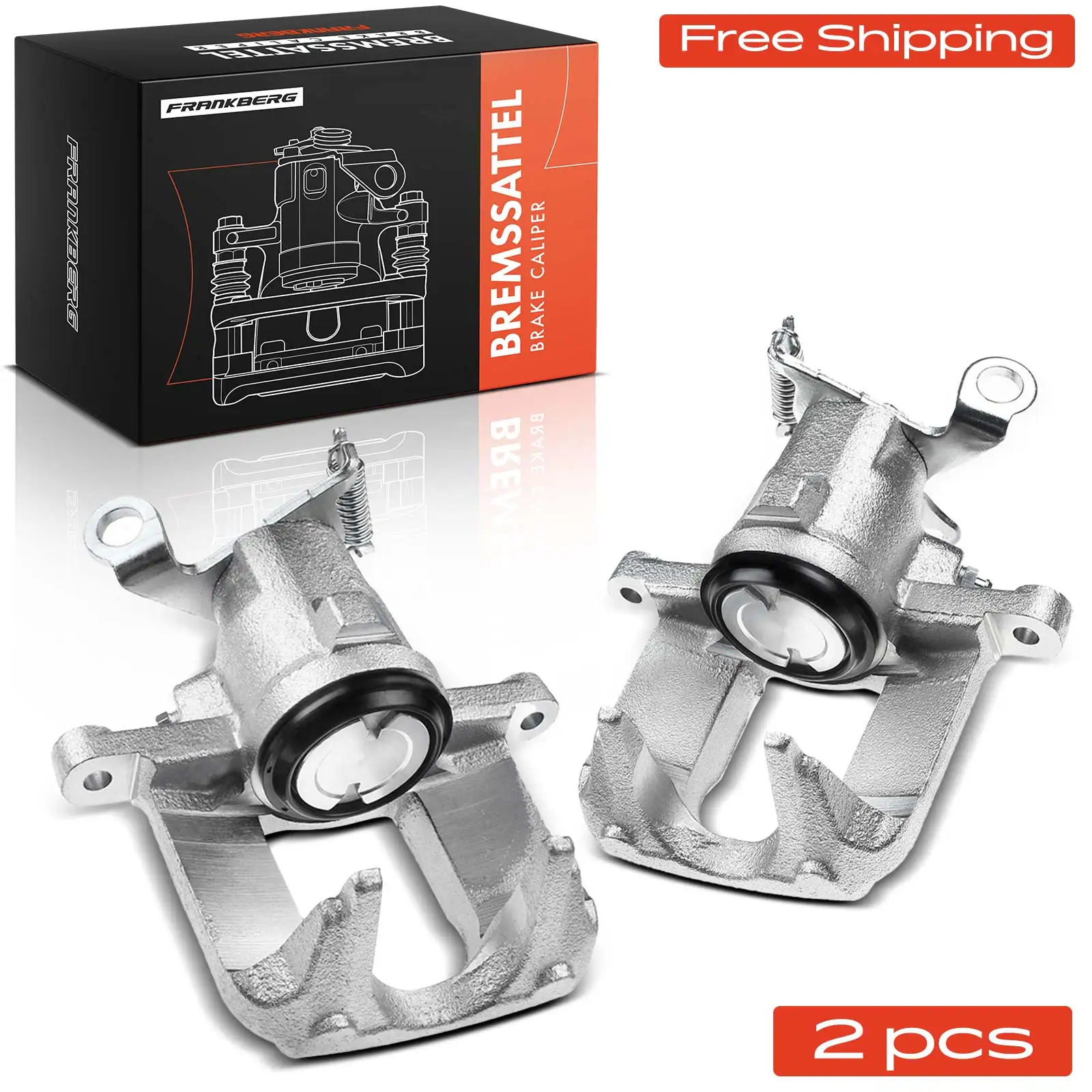 Frankberg 2x Étrier de frein arrière gauche et droit pour Fiat Freemont 345 Dodge Journey K68029889AA K68029890AC K68029889AB 344936