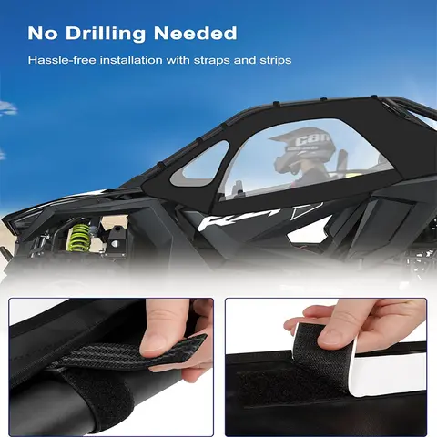 आरजेडआर प्रो सॉफ्ट कैब एनक्लोजर्स अपर डोर किट - 2020-2024 पोलारिस आरजेडआर प्रो एक्सपी/टर्बो आर 2-सीट के लिए धूल/कंकड़ से जल प्रतिरोधी 10 best sales आरजेडआर प्रो एक्सपी - №9