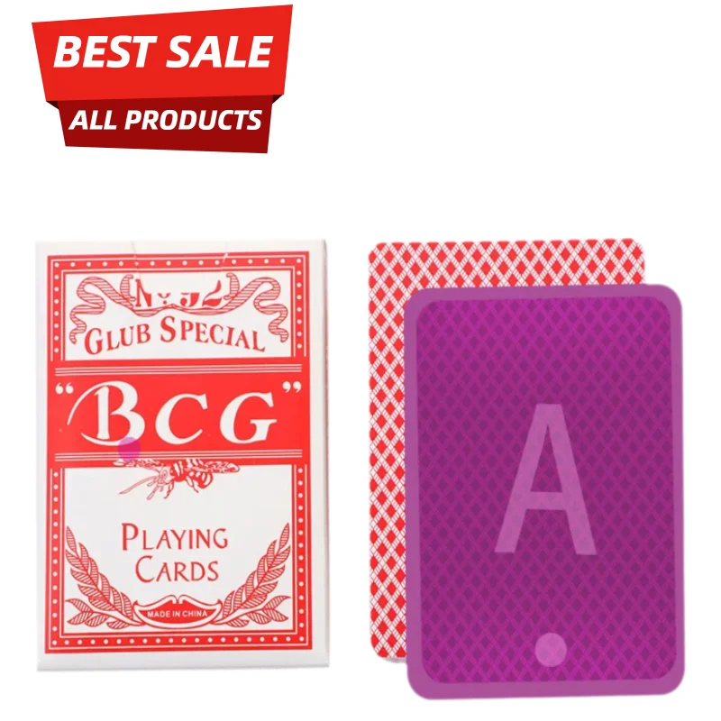 Infrared Marked BCG Paper Deck Cheating Cards For Infrared Ink Sunglasses & Marked Cards Contact Lenses（Only Cards)